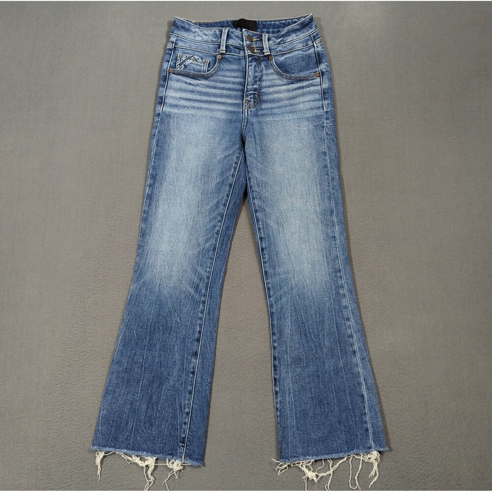 Buckle Black Jeans Women's 25x27 Blue Fit No. 35 Cropped Flare
